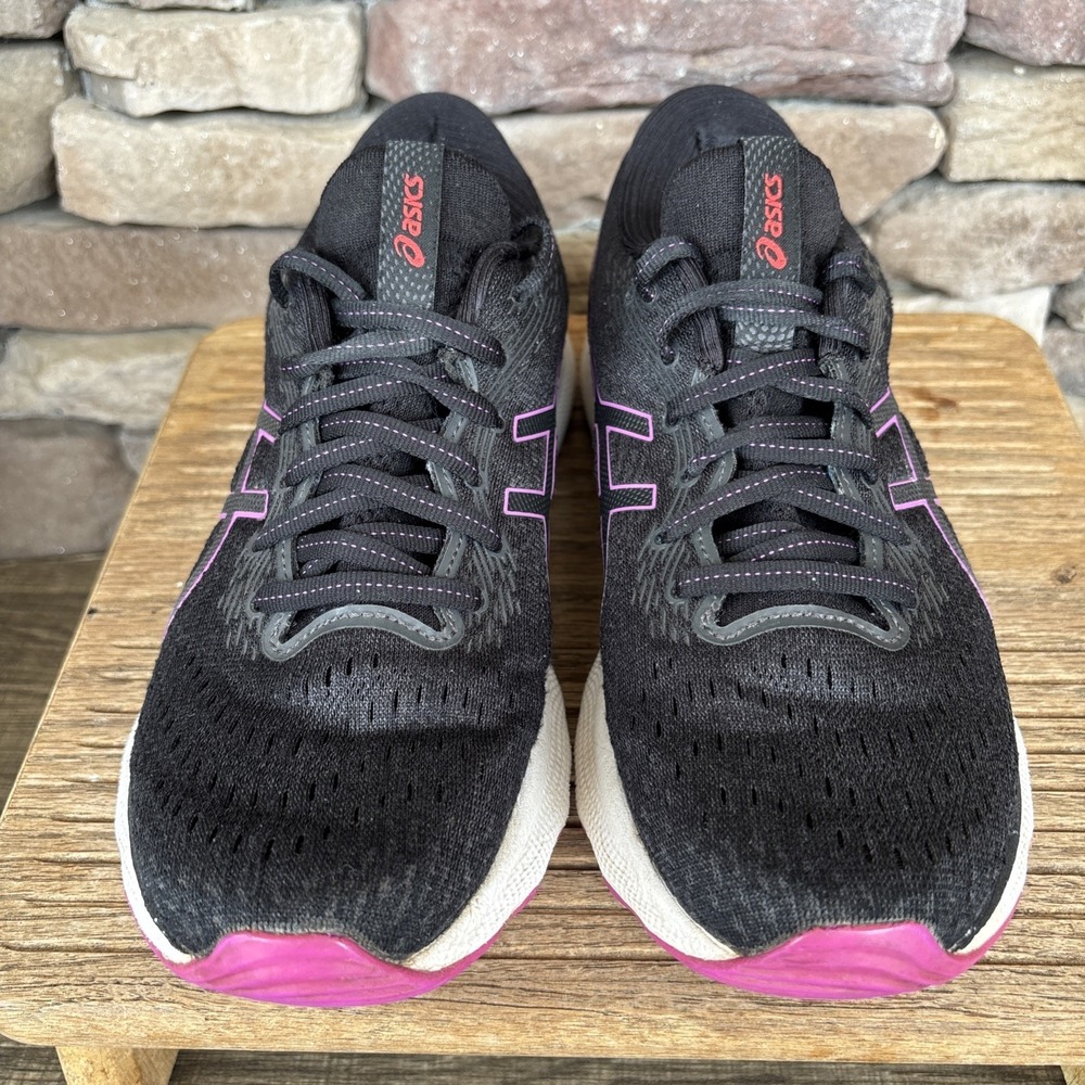 Asics FF Blast + 8.5 Black & Purple Trim Athletic Shoes Womens 1012B201